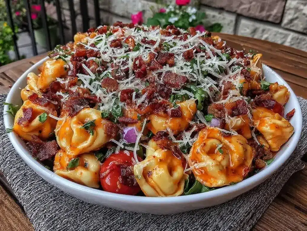 Savory Grinder Tortellini Salad - featured image