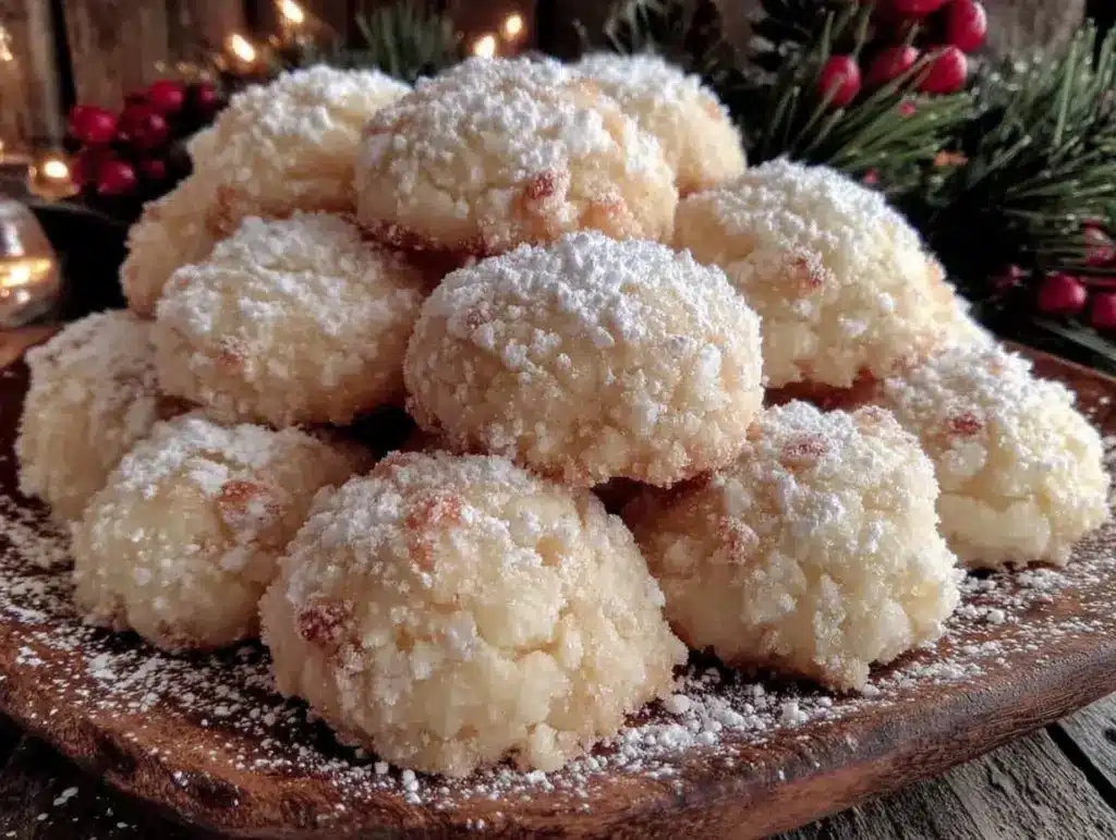 snowball cookies - featured image