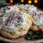 soft frosted sugar cookies - featured image