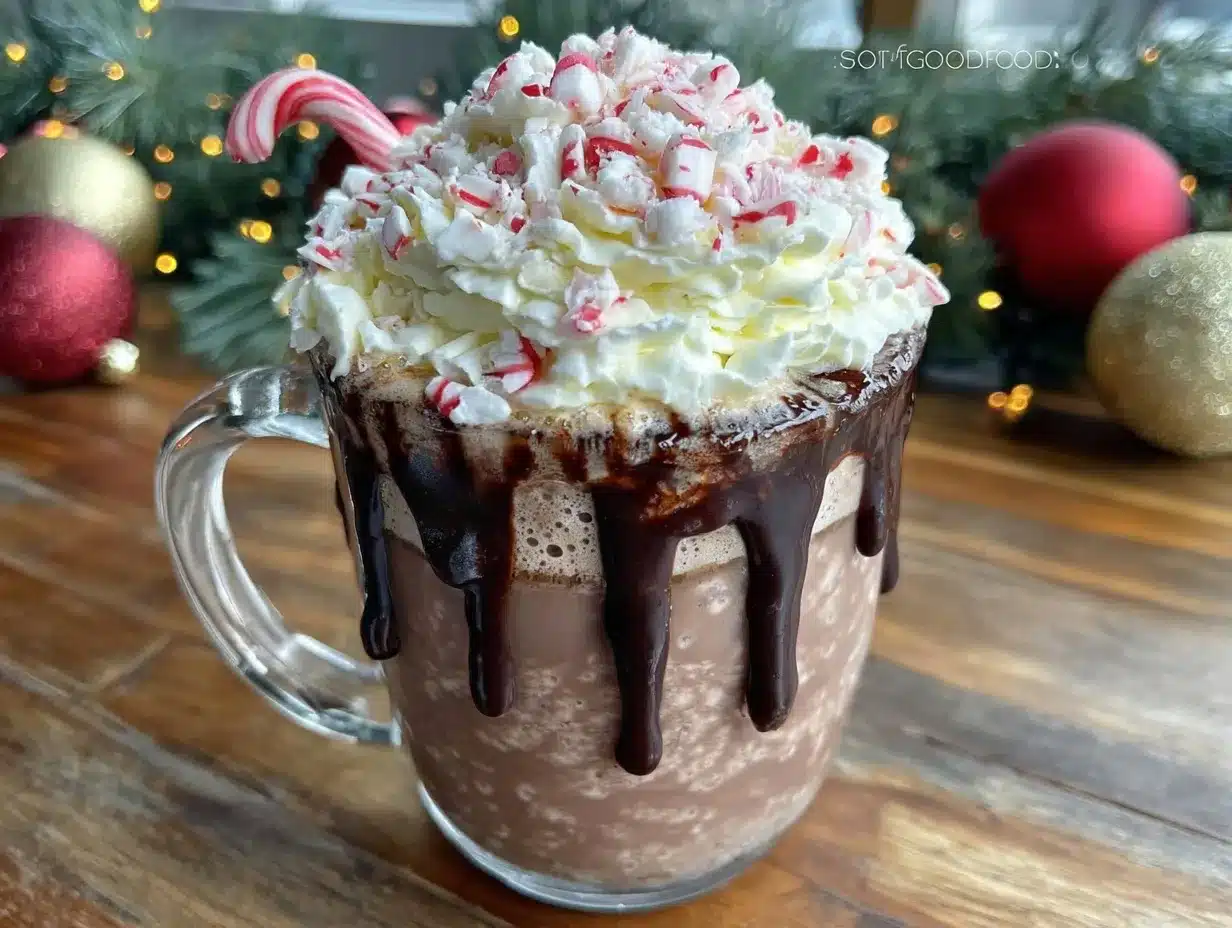 Starbucks copycat peppermint mocha preparation steps