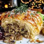 vegan mushroom wellington - featured image